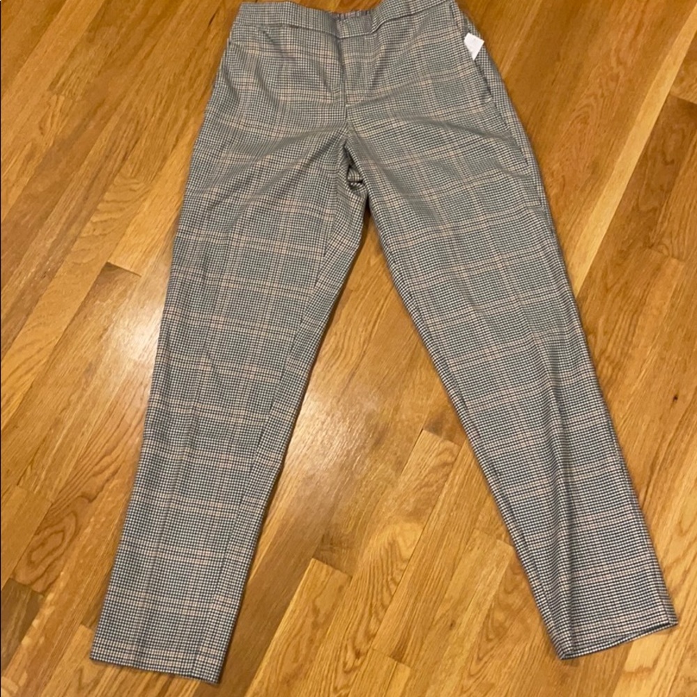 Plaid dress pants